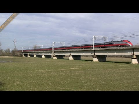 ETR 500 in corsa presso Civita Castellana - ETR 500 running near Civita Castellana