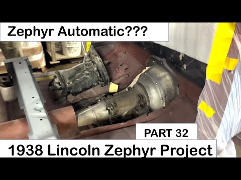 Zephyr V12 Automatic? Part 32 Transmission Mock-up. Restoration of a 1938 Lincoln Zephyr Coupe