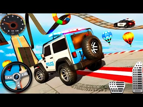 US Police Prado Mega Ramp - Car Racing Stunts - Android GamePlay