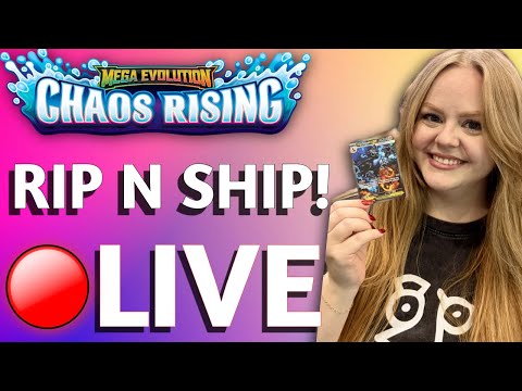 Ripping Chaos Rising Pokemon Packs Early! SURPRISE GUESTS ON STREAM!