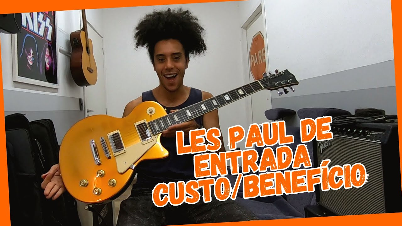 Review Guitarra Les Paul Michael LP Strike GM730N | BOA E BARATA | Fiz Primeira Regulagem