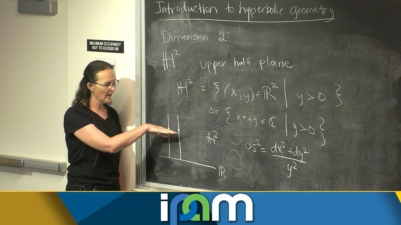 Jessica Purcell - Introduction to hyperbolic geometry - IPAM at UCLA