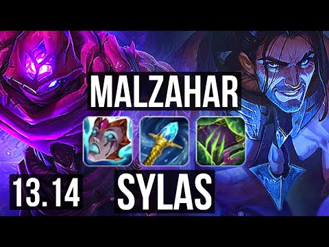 MALZAHAR vs SYLAS (MID) | Rank 2 Malz, 11/4/13, 900K mastery | TR Master | 13.14