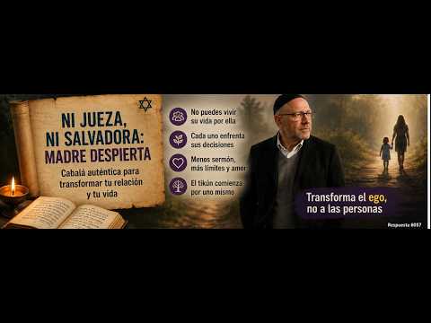 Respuesta 6057 – La Cabalá NO es Controlar a tu Hija. El Ego Disfrazado de “Espiritualidad”