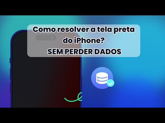 Vídeo tutorial para iPhone com a tela preta