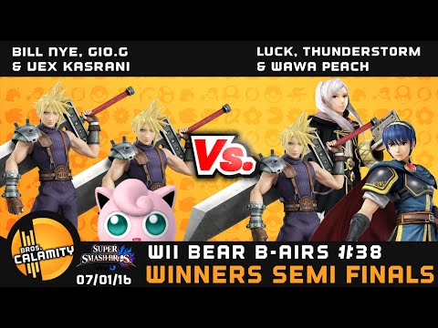 WBB #38 | Bill Nye, Gio.G & Vex vs Luck Thunder & Wawa - Winners Semi Finals - Smash Wii U