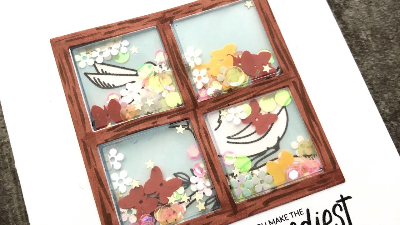 Creating A Window Shaker Card