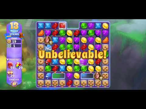 Willy Wonka's World of Candy Level 411 Complete - No Hacks (Android/IOS)