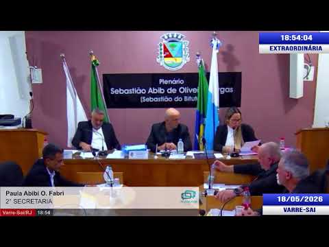 Transmissão ao vivo da 14ª Reunião do 1º Periodo Ordinário do ano de 2026. Câmara de Vereadores