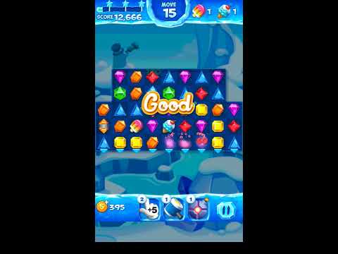 Jewel Pop Mania:Match 3 Puzzle Level 15 ( Jewel Ice Episode ) - Walkthrough ( No Booster )