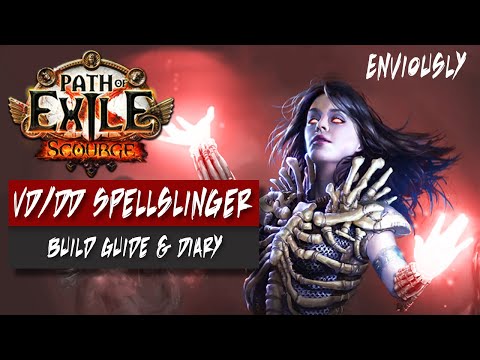 VD/DD Necro Slinger.  Sustaining through the End Game. 3.16 Scourge League Path of Exile.