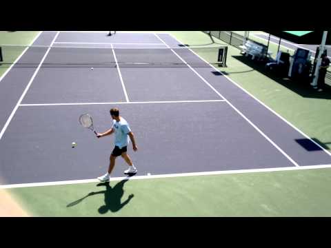Indian Wells 2015 Teymuraz Gabashvili serving