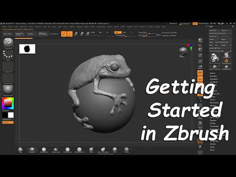 Getting Started in Zbrush, First Time Opening Zbrush!