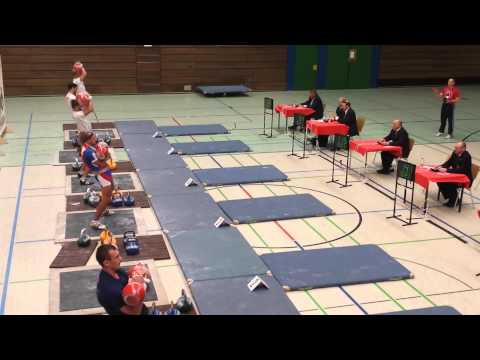 Anton Anasenko - Jerk 146 reps - 2014 IUKL World Championships (Hamburg)