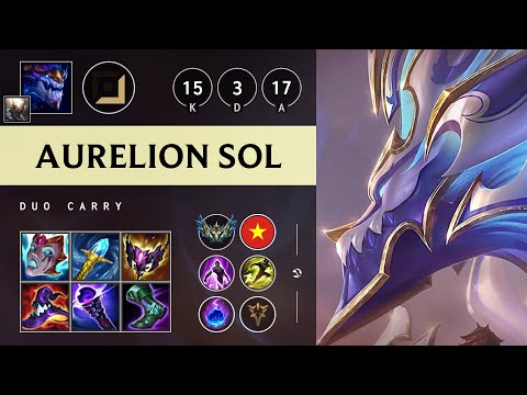 Aurelion Sol Carry vs Lucian - VN Challenger Patch 25.16