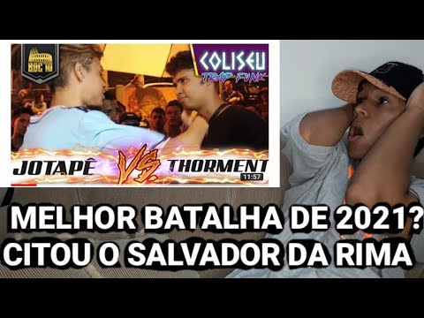 (REACT) JOTAPÊ X THORMENT - SEMIFINAL - BATALHA DO COLISEU - TRAPFUNK