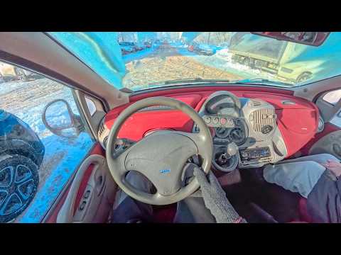 1999😮Fiat Multipla I 1.6 MT (103 hp) - Old Italian Funny car POV Test Drive