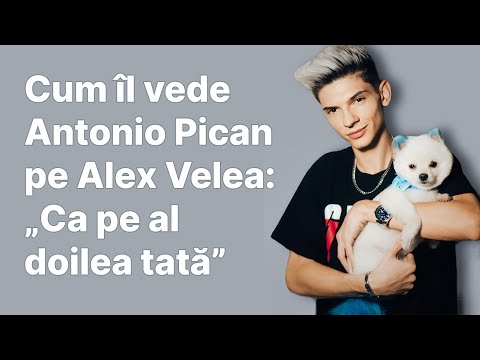 Cum îl vede Antonio Pican pe Alex Velea: „Este ca un al doilea tată”