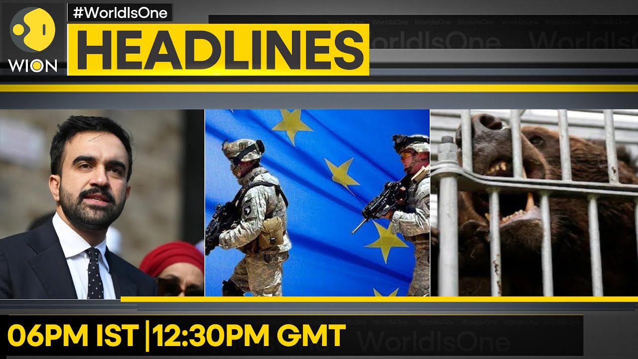 Japan Sends Troops To Combat Bear Attacks | Europe Military Group Deal With Ukraine | WION Headlines