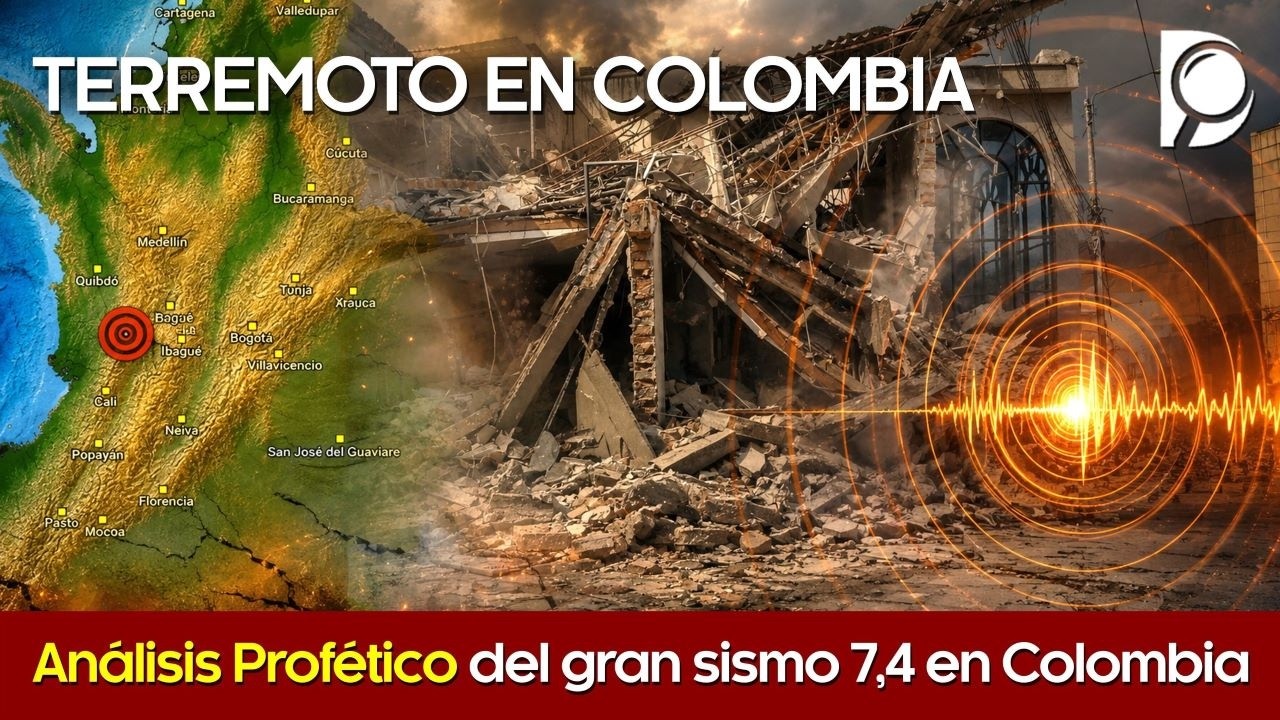 TERREMOTO en COLOMBIA - Análisis Profético del gran sismo de 7,4 grados