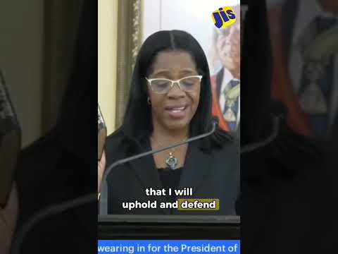 Neue Präsidentin des Berufungsgerichts, Richterin Hon. Marva McDonald-Bishop, vereidigt am 18.7.2...