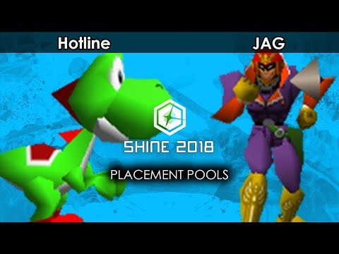 Smash 64:  Hotline (Yoshi) V  JAG (Captain Falcon/Pikachu) - Shine 2018 Tournament