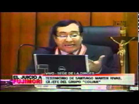 Santiago Martin Rivas declara en juicio a Fujimori. Parte 5