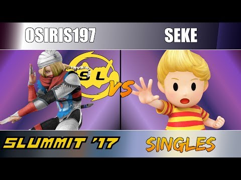 SLummit 2017 SL|Osiris197 (Sheik) vs SeKe (Lucas) Losers Round 4