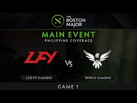 Wings Gaming vs LGD.FY | The Boston Major - Philippine Coverage - Group Stage - Game 1 - Bo3