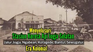 Download lagu Exploring the South Jogja Railway Station on the Jogja, Kotagede, Bantul, Sewugalur Lines of the ... mp3