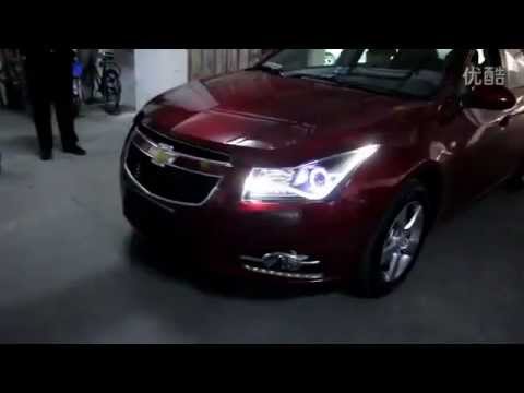 2009-2013 Chevrolet Cruze Xenon Headlight with LED DRL and LED Angel Eye