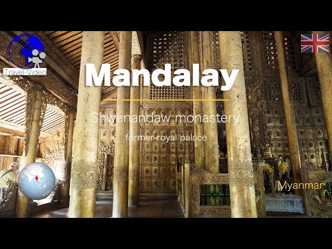 Mandalay, mosteiro de Shwenandaw • Mianmar