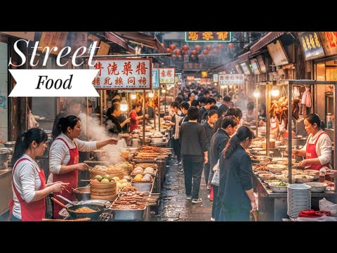 Beautiful China Kunming Street Market Selling Delicious Exotic Fruits and Vegetables, Incredible!