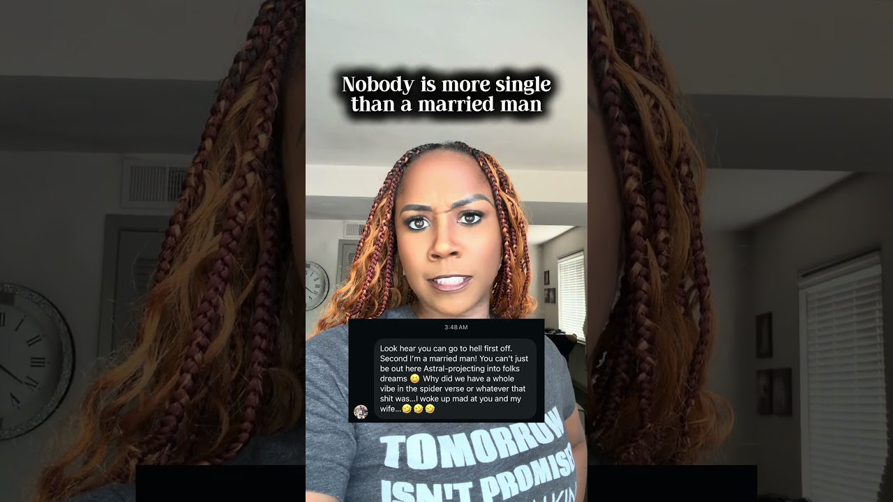 Nobody is more single than a married man ￼