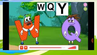 Literele Y,Q,W