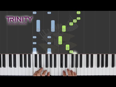 Pirate Stomp / TRINITY Piano Grade 1 2021-2023 / Synthesia Piano tutorial