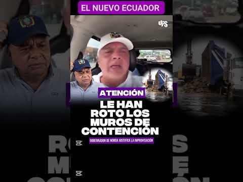 Galo Lara, señaló que las recientes inundaciones en Babahoyo fueron producto de un presunto sabotaje