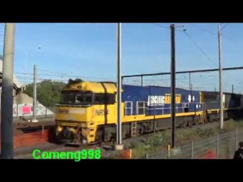 Pacific National's NR54-XRB562-NR42 on a Melbourne Bound Intermodal Service at Newport