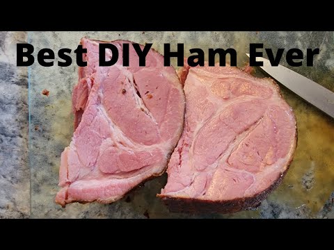 HOW TO BRINE A HAM/HOME CURED HAM!  Amazing tasting ham done at home.