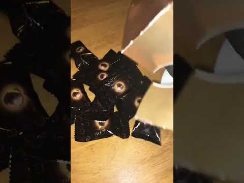 ASMR // Opening Godiva Dark Chocolate #Shorts #asmr  #satisfying #relaxing