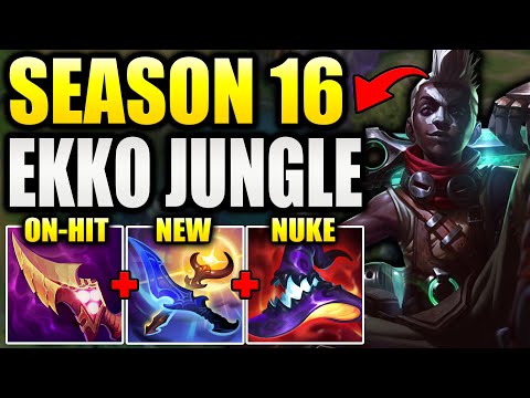 HOW TO PLAY EKKO JUNGLE IN SEASON 16! (IT'S OP)