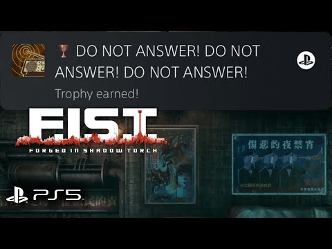 DO NOT ANSWER! Trophy - F.I.S.T.: Forged In Shadow Torch (NO COMMENTARY)
