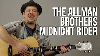 How To Play The Allman Brothers - Midnight Rider