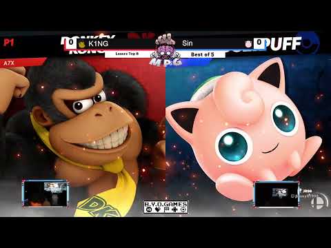 BYOG #37 | K1NG (Donkey Kong) Vs. Sin (Jigglypuff) | Top 8 Losers Round 1