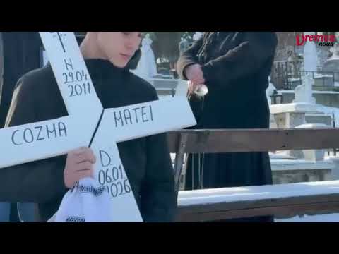 Imagini tulburãtoare de la înmormântarea fiului preotului Cozma