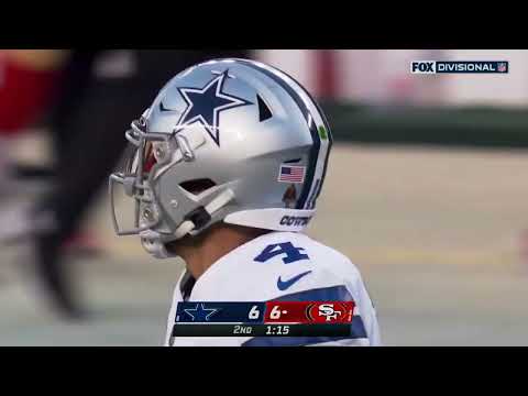 Dak Throws Another INTERCEPTION | Cowboys vs 49ers NFL Divisional Game