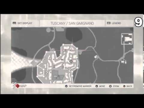Assassin's Creed II - Feathers guide: Tuscany, Feathers 7-11