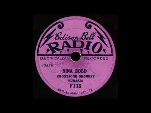 Krontjong Orchest Eurasia - Nina Bobo (1929)