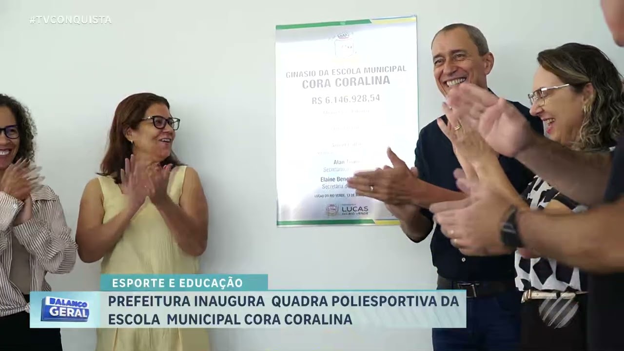 Escola Cora Coralina ganha quadra poliesportiva no bairro Jaime Seiti Fuji