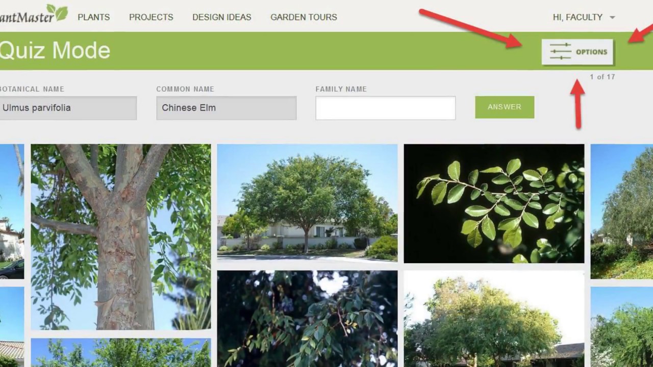 PlantMaster Cloud Edition Student Quiz Mode